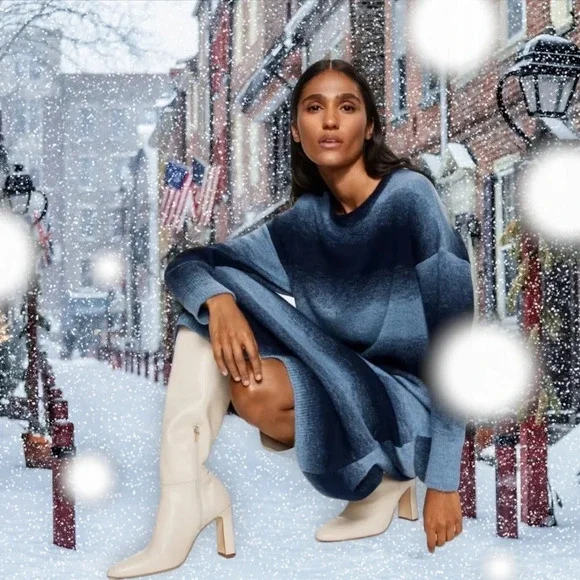 Mango  [4] Exclusive Striped Jersey Dress - Picture 5 of 7